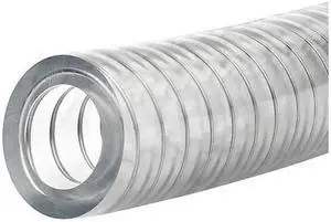 ZORO SELECT ZUSA-HT-2895 Tubing,PVC,3/8" I.D.,5/8" O.D.