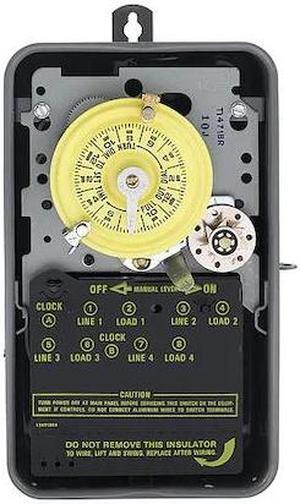 INTERMATIC T1471BR Electromechanical Timer,24 Hour,4pst