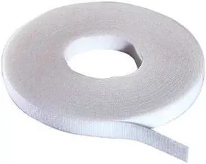 RIP-TIE W-75-HRL-W Cable Tie Roll, 75 ft L, White, Nylon, Polyethylene, 50 lb