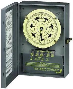 INTERMATIC T7801B Electromechanical Timer,7 Day,4 Poles
