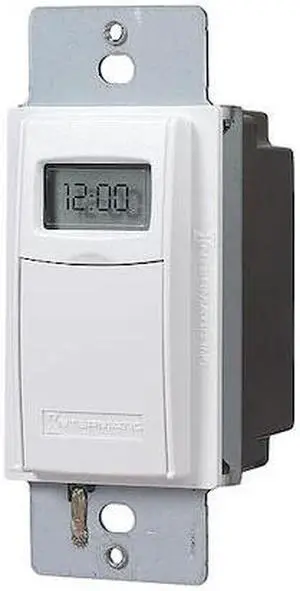 Intermatic EI600WC Decorator Digital In-Wall 7-Day Astronomic Timer, White