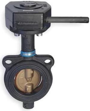 MILWAUKEE VALVE CW323E 6 Butterfly Valve,Wafer,6 In,Cast Iron