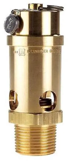 CONRADER SRV765-1-CE-175 Safety Valve,Brass Ball