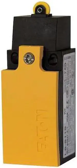 EATON LS-S11S-P Limit Switch, Plunger, Roller, 1NC/1NO, 4A at 400V AC, Actuator