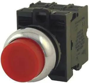 EATON M22M-DLH-R-K11-R Illuminated Push Button,22mm,Red