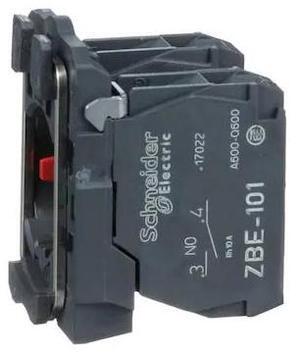 SCHNEIDER ELECTRIC ZB5AZ105 Contact Block,1NO + 1NC Slow Break,22mm