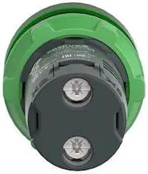 SCHNEIDER ELECTRIC XB5EVG3 Pilot Light,Green,LED Lamp Type