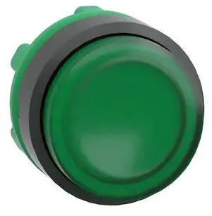 SCHNEIDER ELECTRIC ZB5AH33 Illuminated Push Button Operator, 22 mm, Green