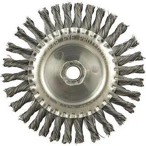 ZORO SELECT 66254442960 Wire Wheel Brush,0.020" dia. Wire