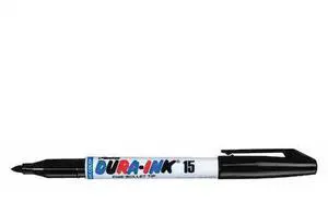 DURA-INK 96023 Permanent Ink Marker, Fine Tip, Black Color Family, Ink DURA-INK 96023 Permanent Ink Marker, Fine Tip, Black Color Family, Ink