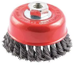 ZORO SELECT 66254443300 Cup Brush,Wire 0.020" dia.,Carbon Steel ZORO SELECT 66254443300 Cup Brush,Wire 0.020" dia.,Carbon Steel