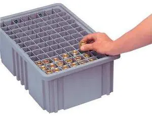 QUANTUM STORAGE SYSTEMS LBL2X8 Label Holder, Polypropylene, Clear