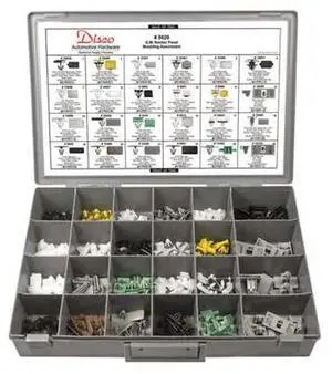 ZORO SELECT 8620 GM Rocker Panel Assortment,220 Pc