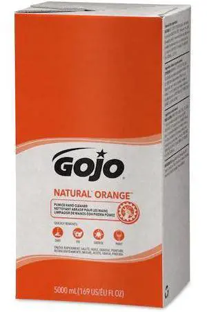 GOJO 7556-02 5,000 mL Liquid Hand Cleaner Cartridge