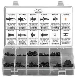 ZORO SELECT 8177 Honda Retaier Assortment,121 Pc