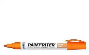 MARKAL 97452G Paint Marker, Medium Tip, Orange Color Family, Paint
