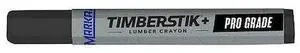 MARKAL 80383 Extruded Lumber Crayon, Large Tip, Black Color Family, Clay