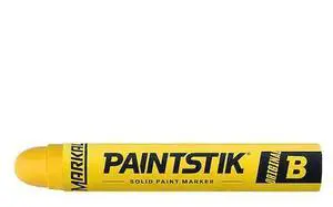 MARKAL 80221 Solid Paint Marker, Large Tip, Yellow Color Family