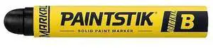 MARKAL 80223 Paintstik Solid Paint Marker, Large Tip, Black Color Family