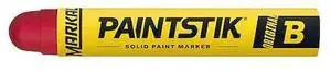 MARKAL 80222 Solid Paint Marker, Large Tip, Red Color Family