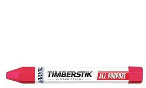 MARKAL 80352 Lumber Crayon, Large Tip, Red Color Family, Clay