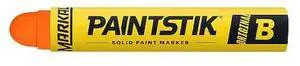 MARKAL 82834 Solid Paint Crayon, Large Tip, Fluorescent Orange Color Family