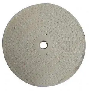 ZORO SELECT 12U107 Buffing Wheel,Spiral Sewn,6 In Dia.