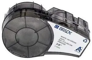 BRADY M21-375-595-GN All Weather Permanent Adhesive Vinyl Label Tape, 3/8 in W