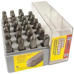 C.H. HANSON 20951 Letter Set,3/16 In. H,Steel