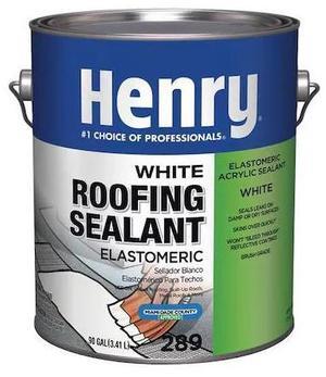 HENRY HE289046 Roofing Sealant, 1 gal, Pail, White
