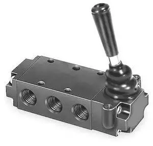 PARKER 520811000 Manual Air Control Valve,4-Way,1/4In NPT