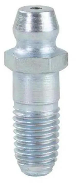WESTWARD 52NZ33 Grease Fitting, Straight, Stl, 15/16"L, PK10