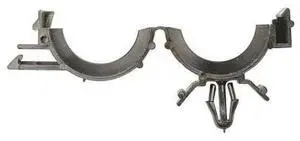 ZORO SELECT 1240PK Push-In Rivet, 3/4 in Dia., Nylon Body, 25 PK