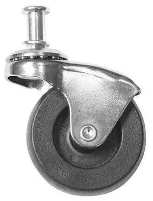 WESTWARD 1UBH4-CASTER Caster,Black,2-12/ In