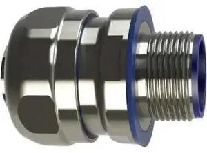 CALBRITE S60500FCHG Conduit Fitting Flex, 1/2 in, Threaded, 316 Stainless
