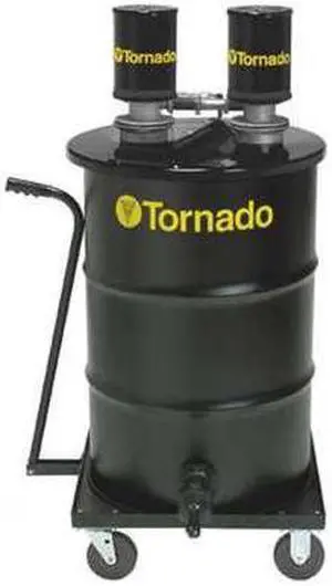 TORNADO 98694 Pneumatic Vacuum Cleaner, Standard Filter, 160 cfm