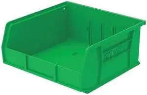 AKRO-MILS 30235GREEN Green Hang and Stack Bin, 10-7/8"L x 11"W x 5"H, Load AKRO-MILS 30235GREEN Green Hang and Stack Bin, 10-7/8"L x 11"W x 5"H, Load