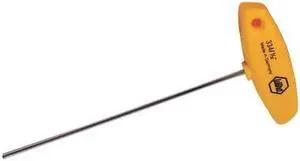 WIHA 33465 SAE Plain Hex Key Hex Key, 5/32" Tip Size, 6 in Long, 6 in Short