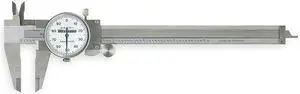 WESTWARD 4KU74 Dial Caliper,0-6 In,1 5/8 In Jaw