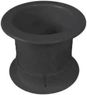 FAST CAP DUALLY 2.5 25PC BL Dual Sided Grommet,Blk,2.5In,PK25