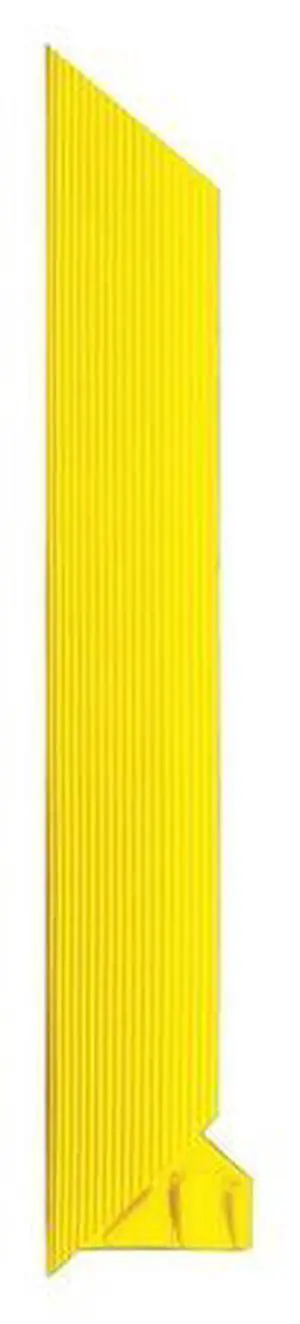 NOTRAX 551F0003YL Ramp Edge, 3/4 in Thickness, Nitrile Rubber, Yellow NOTRAX 551F0003YL Ramp Edge, 3/4 in Thickness, Nitrile Rubber, Yellow