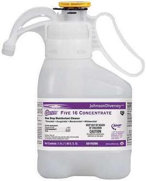 DIVERSEY 5019296 Cleaner and Disinfectant,Characteristic
