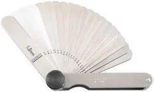 STARRETT 66MA Thickness Gage,Straight,0.05-1.0mm