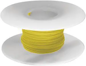 OK INDUSTRIES R28Y-0100 28 AWG Wire Wrapping Wire 100 ft. YL