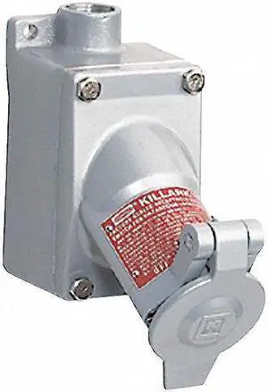 HUBBELL KILLARK UGR2-20231QW 3W 2P 20A Hazardous Location Receptacle 120VAC
