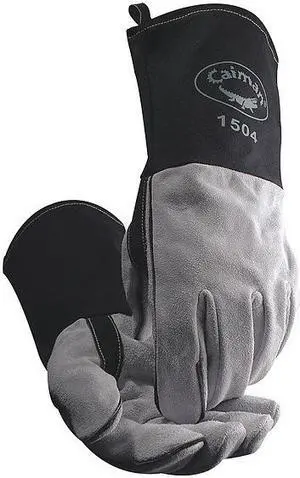 CAIMAN 1504-1 MIG/Stick Welding Gloves, Cowhide Palm, L, PR
