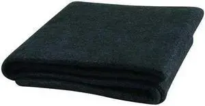 STEINER 316-6X8 Welding Blanket,8 ft. W,6 ft.,Black