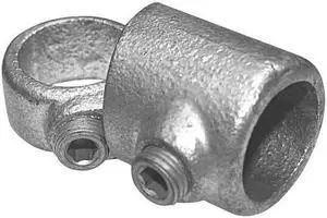 ZORO SELECT 30LW96 Structural Pipe Fitting, Adjustable Tee, Cast Iron, 2 in