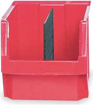 QUANTUM STORAGE SYSTEMS QMS533RD Red Bin, 19-3/4"L x 12-3/8"W x 11-7/8"H