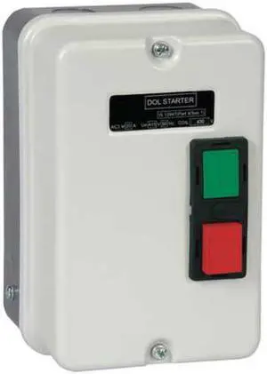 DAYTON 6FZJ6 Motor Starter Enclosure,Steel,NEMA 4,25A